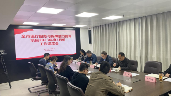 市医保局召开全市医保服务能力提升项目2023年4月份工作调度会